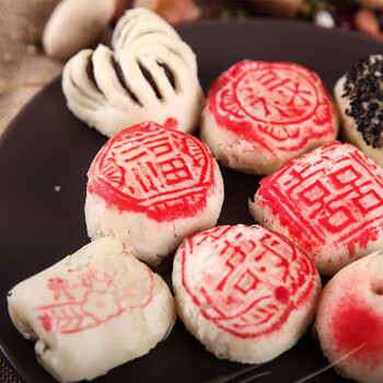 天津特产糕点心老城里年货礼盒老味传统酥皮京八件1500g八件一盒1500