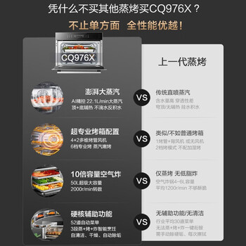 老板CQ976X蒸烤箱的性能表现怎么样？让你惊叹不已！