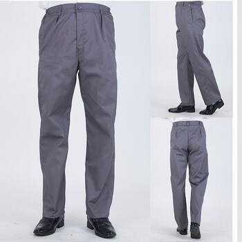 男耐磨劳保服厂服工装保洁上衣定订制灰色裤子一条165号m码100120斤