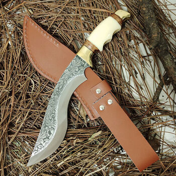 尼泊尔军弯刀 尼泊尔大号军刀户外刀具工艺钢刀子锋利防身刀子弯刀