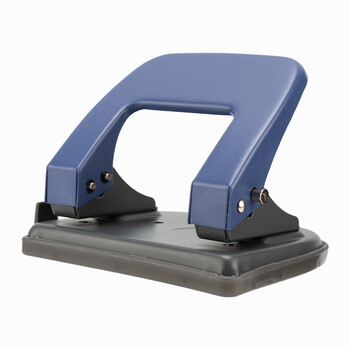 晨光（M&G）文具省力30页打孔器 便携式双孔打孔机 孔径6mm/孔距80mm(带标尺) 办公用品 蓝色单个装ABSN2665