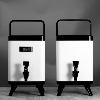 暖暖同学 奶茶桶保温桶汤桶 奶茶店专用304不锈钢茶桶商用大容量豆浆