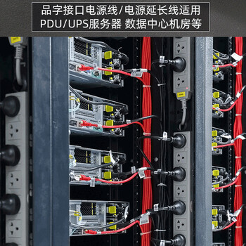 广昌兴(G.C.X)PDU连接服务器电源线16a三插头转c19孔 3*1.5平方 1.5米 无氧铜国标3C认证大功率主机设备 广昌兴(G.C.X)PDU连接服务器电源线16a三插头转c19孔 3*1.5平方 1.5米 无氧铜国标3C认证大功率主机设备