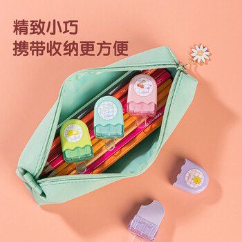 得力（deli）12块彩色学生中考高考祝福礼物橡皮擦 适用活动铅笔 棒冰造型考试绘画橡皮 擦拭洁净