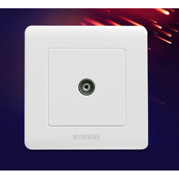 定制电气有线电视插座面板86型家用tv面板闭路电视插座面板电视插座