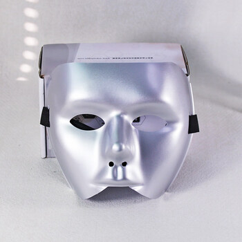 歌王同蒙面歌手唱歌面具蒙面歌王面具唱将头套派对c 银色