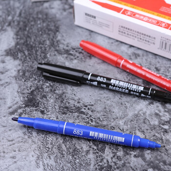 英雄（HERO）记号笔专业手绘勾线笔 漫画勾线 制图用马克笔描图 速写 快干10支装-883红色