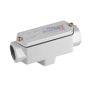 chaxfb 防爆穿线盒 bhc系列铝制过线盒防爆接线盒 g型-底后三通防爆穿