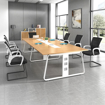 汉宏（HANHONG）办公会议桌长桌简约现代办公家具洽谈培训桌大型会议桌可定制