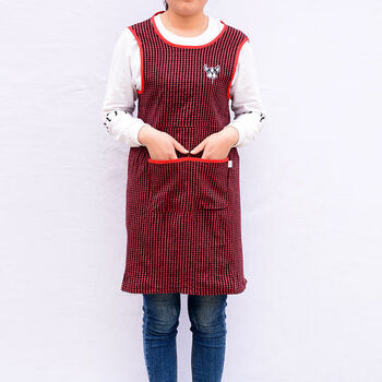 时尚韩版纯棉马甲围裙新款坎肩无袖罩衣厨房防油污反穿衣女工作服