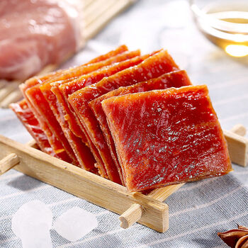 5折立丰猪肉脯上海立丰靖江猪肉脯袋装原味休闲零食肉类猪肉脯95g袋多