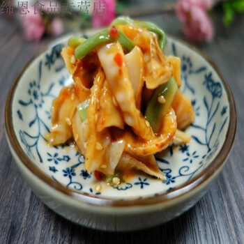 贡菜带子裙边扇贝1kg寿司日料前菜即食小吃甜辣味