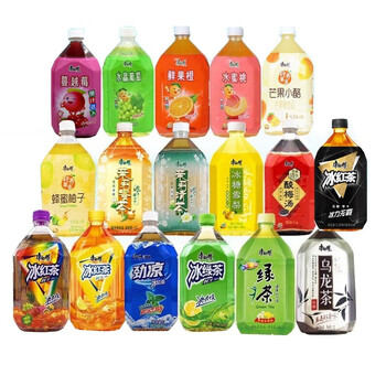 康师傅饮料冰红茶茉莉清茶蜂蜜柚子冰糖雪梨芒果小酪水蜜桃酸梅汤果汁