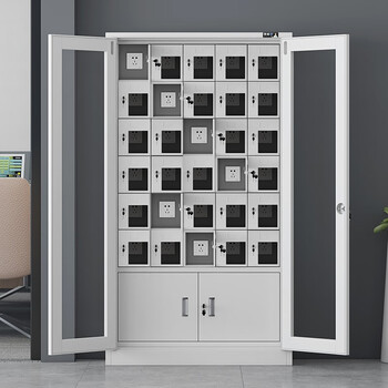 奈高（NAIGAO）手机充电柜对讲机柜多门存放柜储物柜医院学校工厂手机充电柜30门