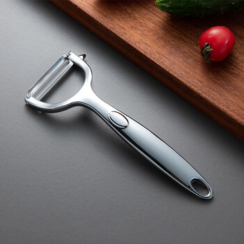 天喜(tianxi)削皮刀 瓜果刮皮刀蔬菜水果削皮刀削皮神器锌合金不锈钢