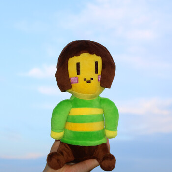 sans钥匙扣书包挂件创意礼物papyrusasriel玩偶chara高22cm7彩发光