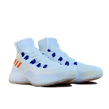 男鞋运动鞋威金斯秋冬季新款后卫控实战白色球鞋维金斯篮球鞋桔白色44