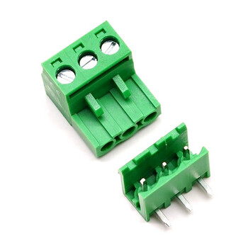 丢石头 KF2EDGK 5.08mm间距 3PIN 弯针款 插拔式接线端子 每件10套(插座+插头) 免焊接 丢石头 KF2EDGK 5.08mm间距 3PIN 弯针款 插拔式接线端子 每件10套(插座+插头) 免焊接