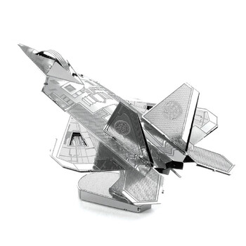 定制蜻蜓3立体金属拼图飞机类手工制作拼装模型玩具创意 f22