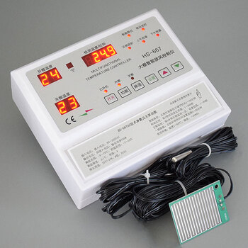 大棚自动放风机贝龙667ac智能限位温控器开关220v电动温室卷膜器667ac