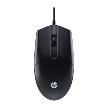 惠普(HP)M260有線鼠標 家用辦公臺式筆記本電腦通用/即插即用免驅動安裝USB連接/黑色