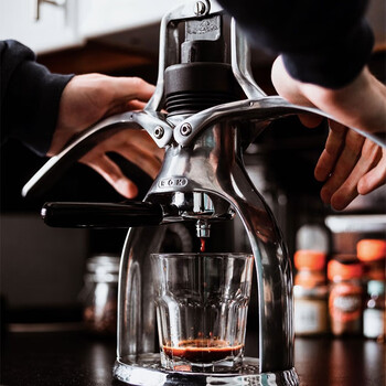 rokespressogc便携式手动咖啡机意式浓缩压杆咖啡机小型家用手压咖啡