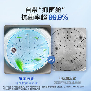 海尔（Haier）波轮洗衣机全自动家用 10公斤大容量 防菌除螨EB100M30Plus2