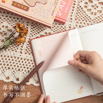 三年二班好运彩页手账本笔记本子98张高颜值学生文具日记本记事本毕业礼物儿童礼物生日礼物心想事成伴手礼