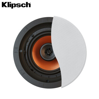 Klipsch/杰士 CDT-3650-C II 全景声音响 嵌入式音响 吸顶喇叭 背景音乐 白色CDT-3650C