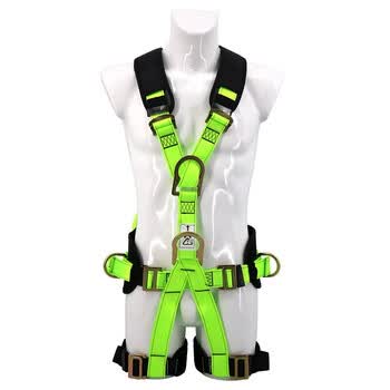 防坠落安全带高空作业涤纶反光荧光电力救援五点式全身安全带zyp05g