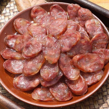 江西香肠赣南特产500克风干手工制腊肠农家土肠日晒咸香腊味 5斤咸味