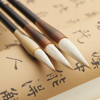 六品堂文房四宝套装笔墨纸砚毛笔架兼狼毫节生日高档专业精品礼盒刻字礼物毛笔墨水砚台一套【翰墨丹青】