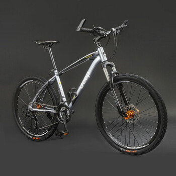 单车碟刹减震变速赛车跑车1自行车定制风驰旗舰款海鸥蓝灰24速24英寸