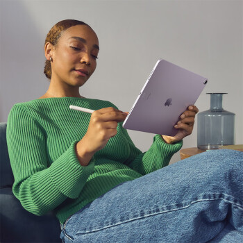 Apple/苹果 iPad Air 13英寸 M2芯片 2024年新款平板电脑(Air6/512G WLAN版/MV2N3CH/A)紫色