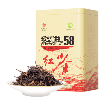 凤牌 红茶 经典58 云南凤庆滇红特级380g罐装茶叶 中华老字号