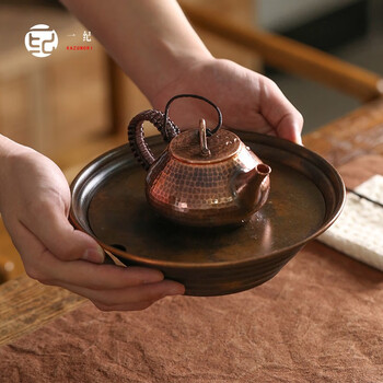 古典銅器を知らせる鳥古铜茶の寵卓上小摆件实心真鍮ハチドリ