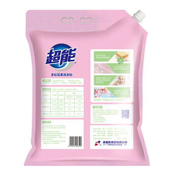 超能【肖战同款】多彩芸柔洗衣粉 浪漫樱花香 3.4斤 含天然皂粒