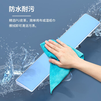 黑爵(AJAZZ)键盘手托 护腕托 掌托 PU皮革柔软防滑腕垫悬浮式键盘通用 104键 蓝色 黑爵(AJAZZ)键盘手托 护腕托 掌托 PU皮革柔软防滑腕垫悬浮式键盘通用 104键 蓝色