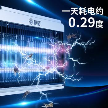 榄菊家用商用餐厅灭蚊灯蚊子苍蝇诱捕电击蚊蝇灭蝇电蚊灯灭蚊器