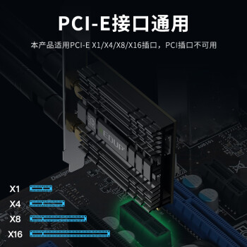 翼联（EDUP） EP-9651 Pro  AX210千兆双频5G无线wifi接收器台式电脑内置WIFI6无线网卡5374M+蓝牙5.3二合一