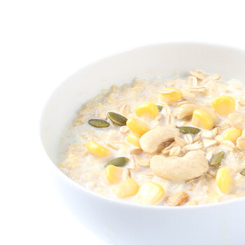 精力沛坚果牛奶小麦胚芽燕麦片480g/盒营养即食冲泡早餐送长辈礼品