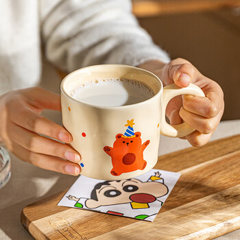 摩登主妇马克杯带盖陶瓷杯子水杯早餐杯情侣咖啡杯茶杯圣诞生日礼物