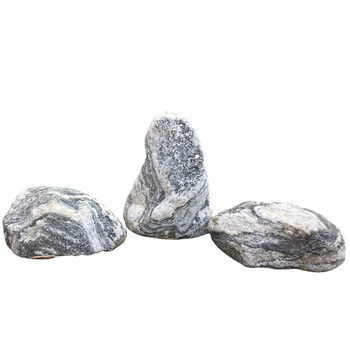 景观石雪浪石切片水冲鹅卵石景观石泰山石假山石风景石庭院室内摆件小
