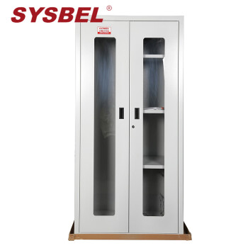 西斯贝尔（SYSBEL） 紧急器材柜 防爆器材柜 应急器材柜 PPE柜45GAL/170L 灰色带视窗WA920450 45Gal/170L 现货