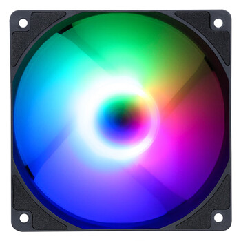先马（SAMA）冰晶2S 黑色 12cm机箱散热风扇（三色定彩RGB灯光/轴心发光/大4D接口可串连/液压轴承/即插即用）