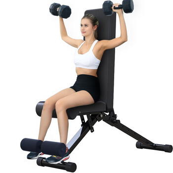 GK多功能折叠哑铃凳健身椅飞鸟凳仰卧起坐板家用健身器材卧推健身凳
