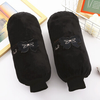 诺贝宜冬儿童螺口袖套加长大码防污耐脏套袖中大童男童女孩手袖绒布