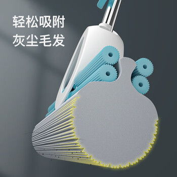 美丽雅吸水海绵拖把28cm懒人免手洗家用一拖净卫生间拖地神器墩布