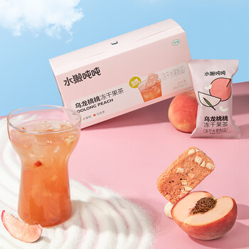水獭吨吨6杯乌龙桃桃冻干水果茶即溶自制桃桃汽水冻干冷泡茶90g花草茶礼物 水獭吨吨6杯乌龙桃桃冻干水果茶即溶自制桃桃汽水冻干冷泡茶90g花草茶礼物
