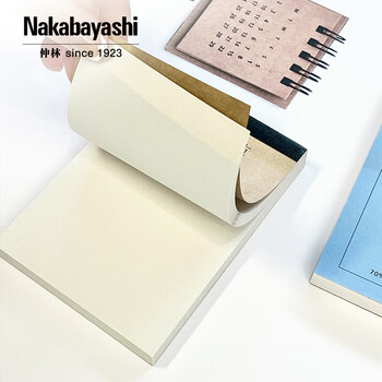 仲林(Nakabayashi)A6/100页手撕便签本再生纸拍纸本笔记本子草稿本记事本商务学生记录本大学生记录本 仲林(Nakabayashi)A6/100页手撕便签本再生纸拍纸本笔记本子草稿本记事本商务学生记录本大学生记录本
